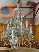 Bellissimi Lampadari Antichi In Cristallo. Contattare Prima Dell' Acquisto 