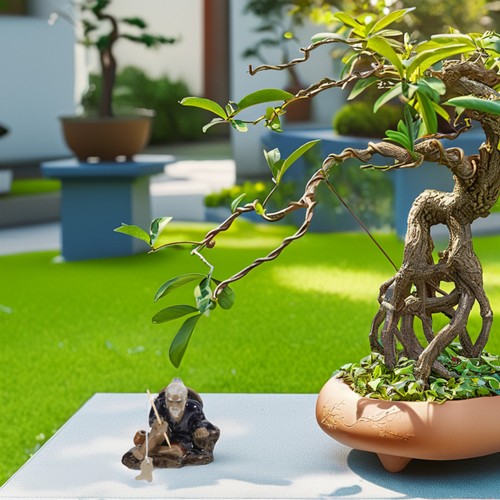 Statuina giardino delle - , da
