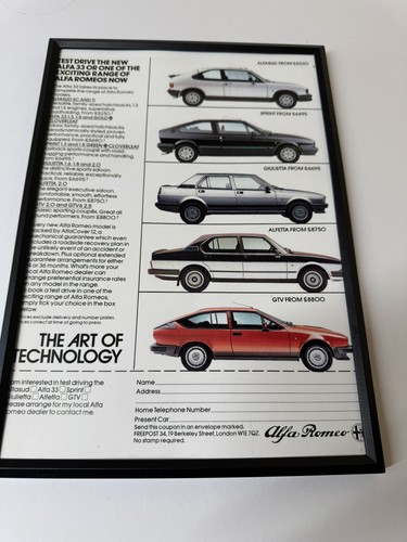 Pubblicità rivista alfa romeo - pubblicità,