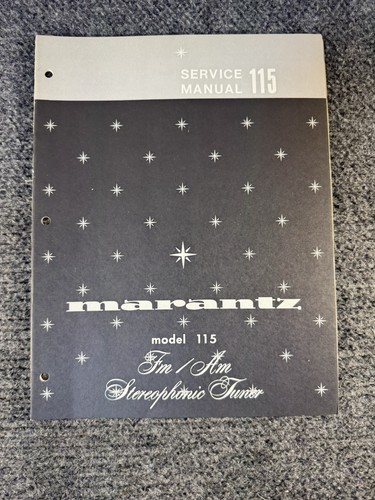 Marantz model 115 - 115, fm/am