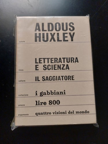 Letteratura scienza altri - e,
