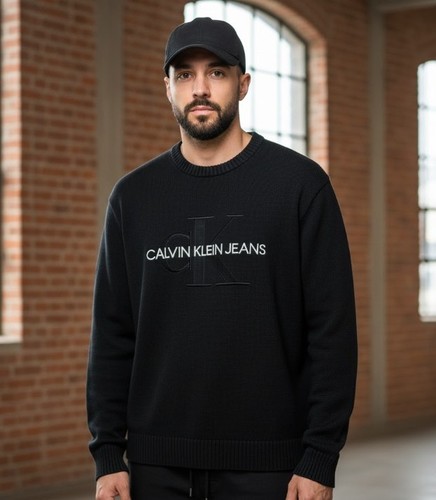 Calvin klein monogram maglione - klein,