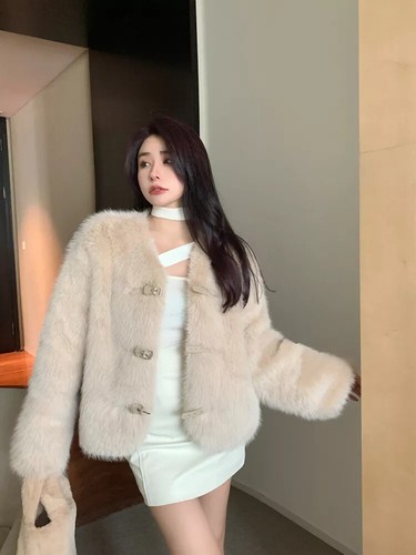 Giacca cappotto pelliccia - cappotto,
