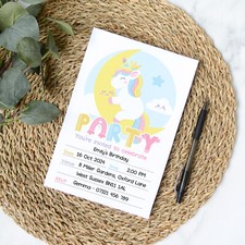 Inviti festa unicorno
