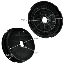 Filtro Carbone (2 Pz) Diametro