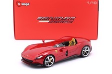 Ferrari Monza SP1 anno 2019 rosso metallizzato 1:18 Bburago Signature