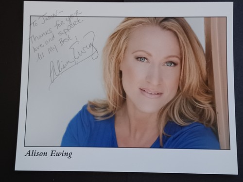 Foto firmata alison ewing 8x10 - foto,