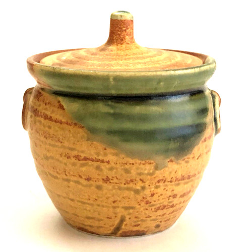 Vaso ceramica con coperchio