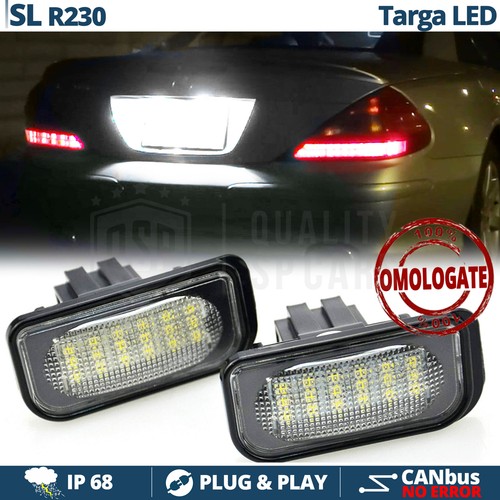 Luci targa led per mercedes - luci,