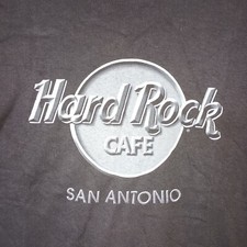 Vintage Hard Rock Cafè San Antonio M made in USA black t-shirt original tee rare