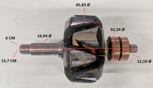 Rotore alternatore 55a 12v - 55a,