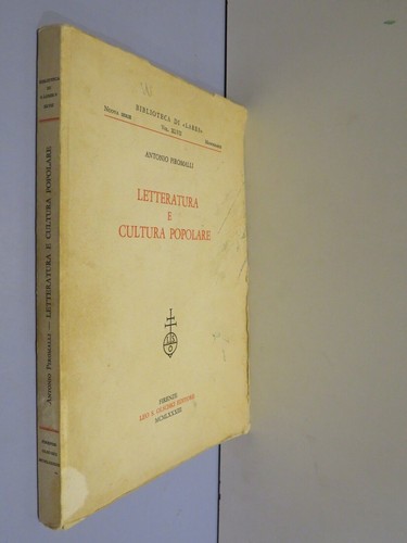 Letteratura cultura popolare - e,
