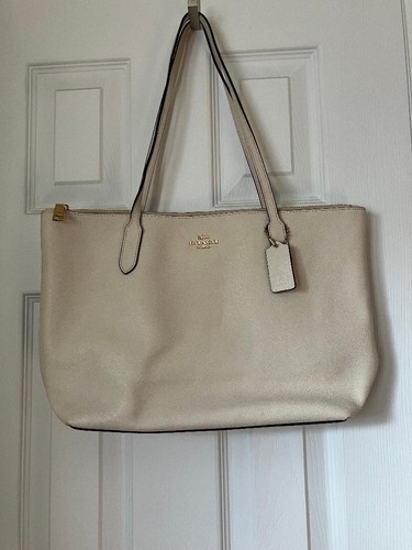 Borsa tracolla coach gesso - borsa,