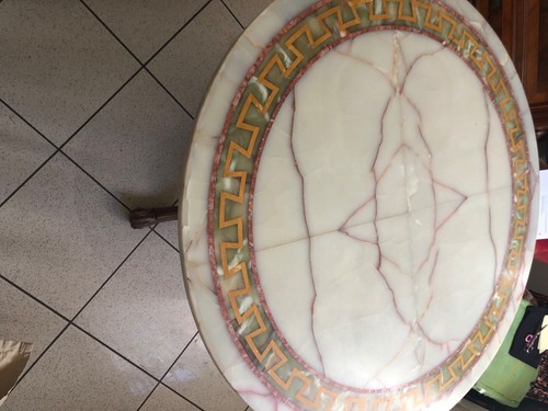 Tavolo rotondo marmo con - rotondo,
