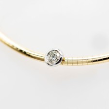 Collana Solitario 750/18K Oro