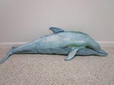 Cuscino Delfino Blu Peluche