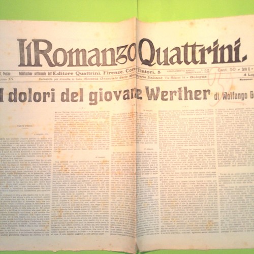 Dolori del giovane - i, werther