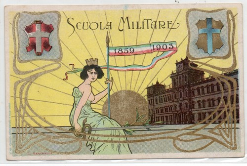 Cartolina reggimentale scuola - reggimentale,