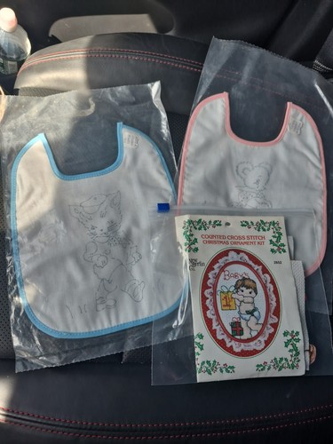 Baby embroidery lot bibs - baby,