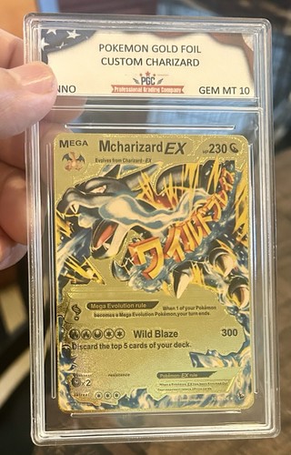 Pokémon gold foil - pokémon, mcharizard