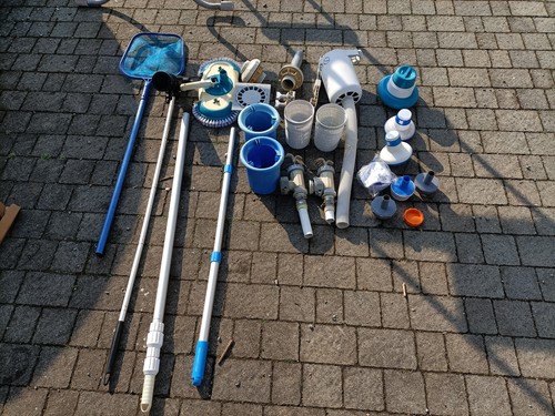 Lotto accessori per piscine - lotto,