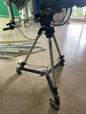 Cavalletto Telecamera Manfrotto Carrellato Mod 132 COMPLETO DI TESTA