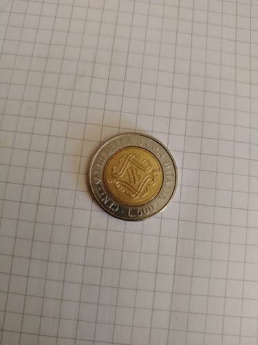 Moneta 500 lire banca - 500,