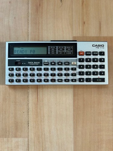 Casio 110 data bank - casio,