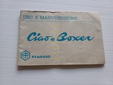 Piaggio Ciao - Boxer 1971 manuale uso manutenzione libretto istruzioni originale