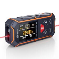 120M Misuratore Laser Bilaterale,CIGMAN Metro Laser e Distanziometro con Display