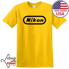 Nikon Fotocamera Nippon Kogaku Tokyo Giappone Uomo Giallo Taglia dalla S alla 5XL