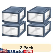 Plastic Stacking Drawers 2PC