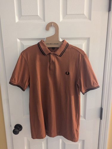 Polo fred perry marrone nero - fred, marrone/nero