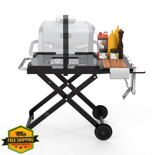 Collapsible grill stand - collapsible,