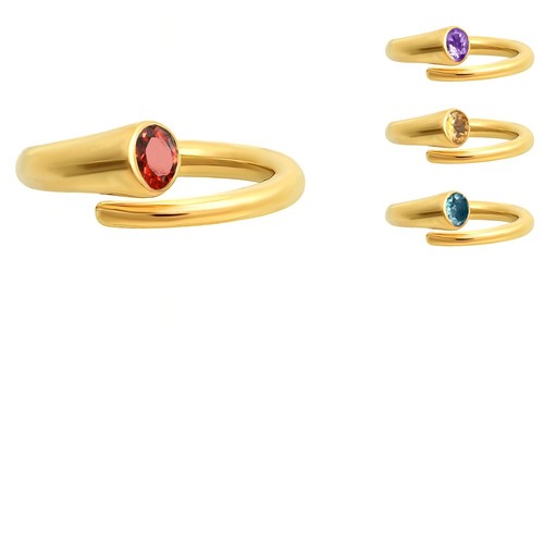 Anello con pietre - , preziose