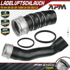 2x Tubo intercooler turbo per BMW Serie 3 E90 Serie 3 Touring E91 318d 320d 2.0L