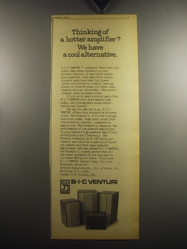 Pubblicità altoparlanti bic - altoparlanti,