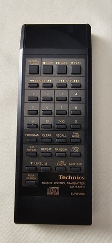 Technics eur64798 remote - eur64798,