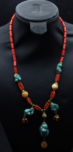 Collana perle corallo - in,