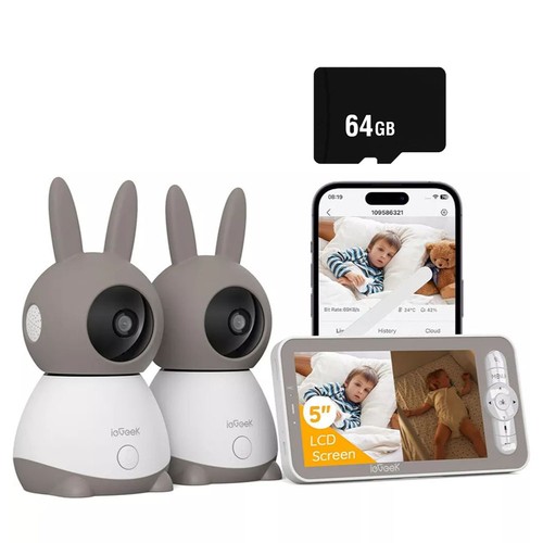 Baby monitor 3mp - 2k/3mp, 5"