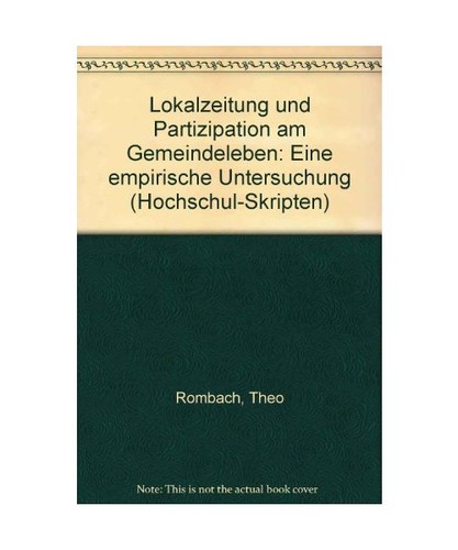 Lokalzeitung und partizipation - lokalzeitung,
