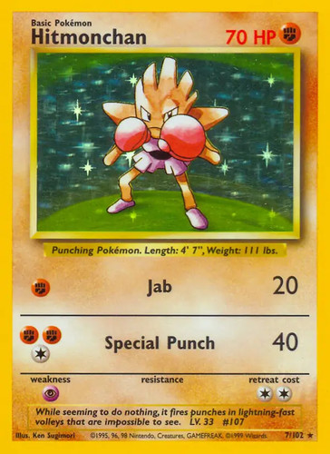 Hitmonchan 102 pokemon - -,