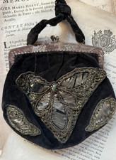 GRANDE BORSA VELLUTO NERO -