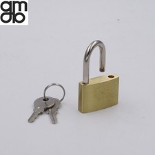 6 Lucchetti ad arco in ottone