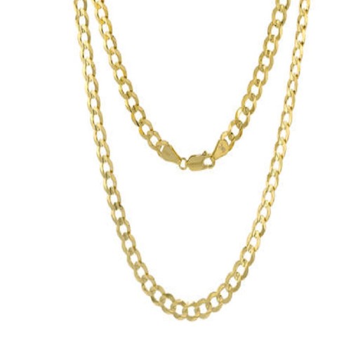 Collana catena cordino piatto