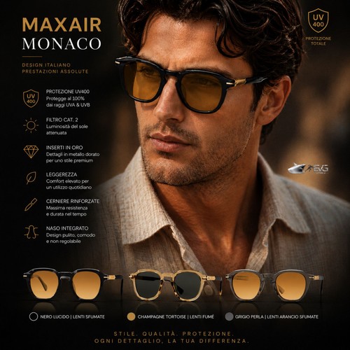 Occhiali sole maxair monaco - da,