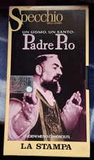 VHS Film PADRE PIO UN UOMO UN SANTO specchio della stampa - Videocassetta 1999