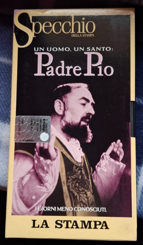 Vhs film padre pio - uomo, un