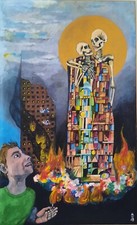 Dipinto A Mano Acrilico 