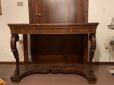 scrittoio/console vintage in legno massiccio